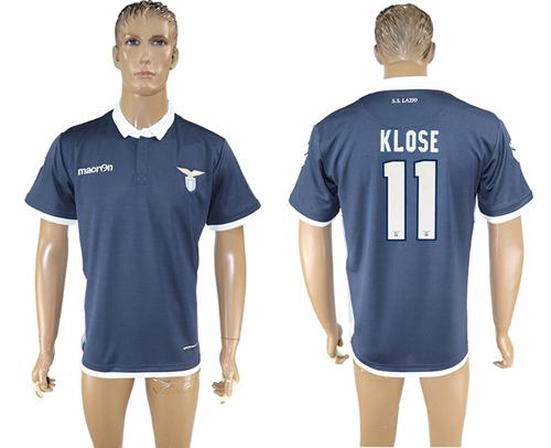 Lazio #11 Klose Away Soccer Club Jersey